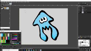 スプラトゥーンのイカ描きました！