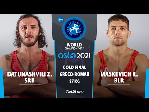 GOLD GR - 87 kg: Z. DATUNASHVILI (SRB) v. K. MASKEVICH (BLR)