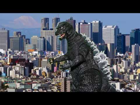 Godzilla 1984 stop motion attack test