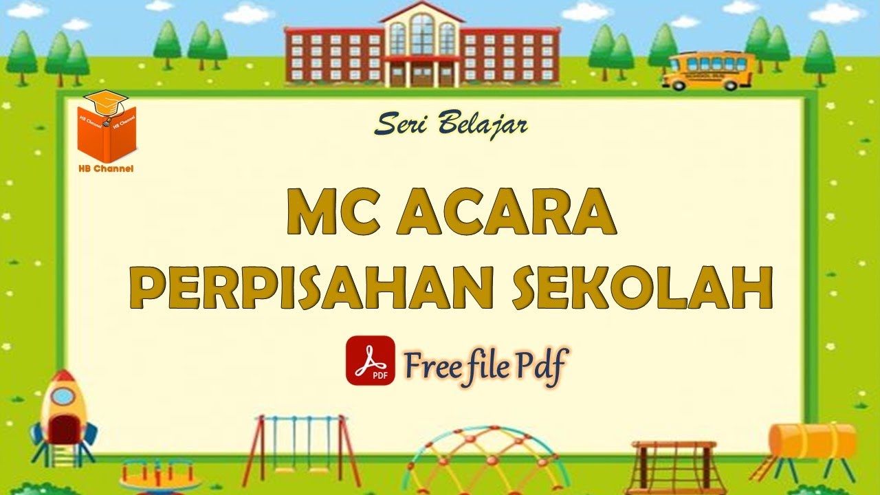 School Farewell MC Text | MC | Free PDF