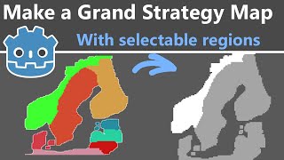 How to make a 2D Grand Strategy Map! Godot 4 Tutorial