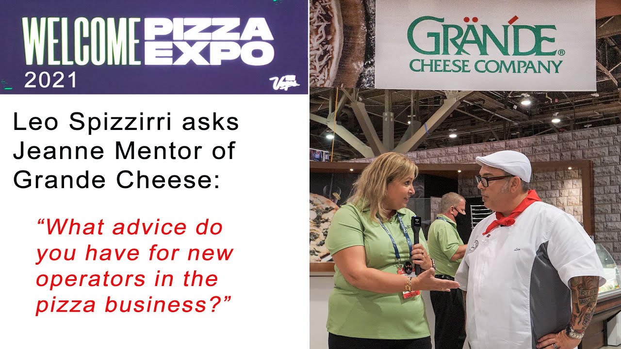 Leo Spizzirri Interviews Jeannie Mentor of Grande Cheese at Pizza Expo