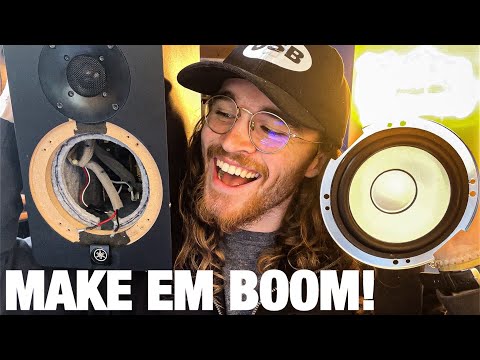 Yamaha HS5 HS7 HS8 Customization & Woofer Replacement