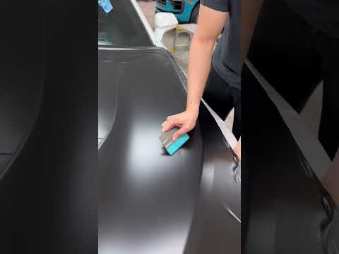 How to vinyl wrap a hood on a ZL1 Camaro!
