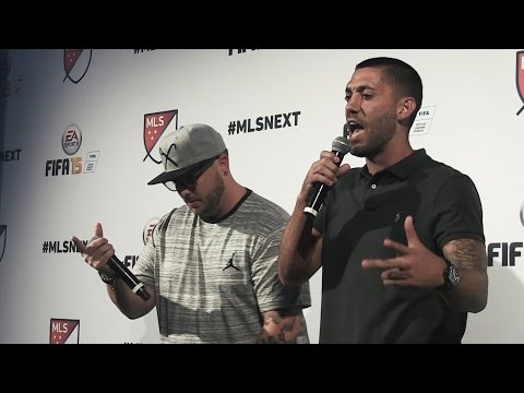 Clint Dempsey Raps at FIFA 15 Launch Party
