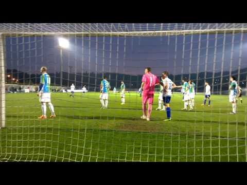 FeralpiSalò-Parma 40' st corner, testa di Calaiò, respinta di Caglioni