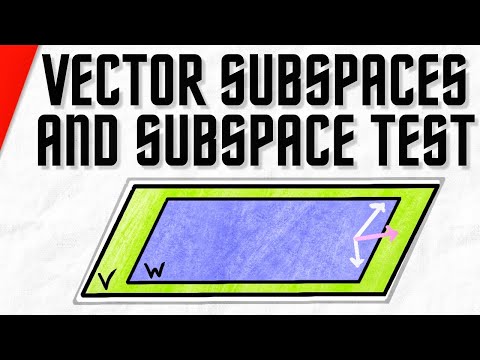 Vector Subspaces and Subspace Test Explained | Linear Algebra