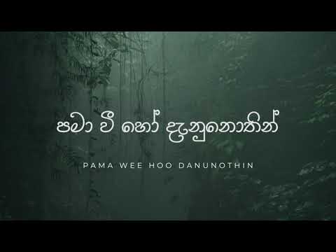 Pama wee ho danunothin I පමා වී හෝ දැනුනොතින් | Man widina duka I Slow & Reverb
