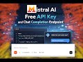 Get Started With Mistral AI Free API Key And Chat Completion Endpoint