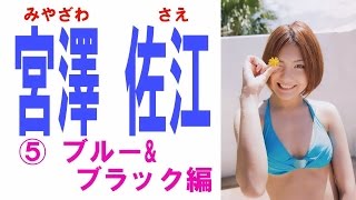 宮澤佐江☆SKE&SNH 水着ONLY!⑤ブルー&ブラック編