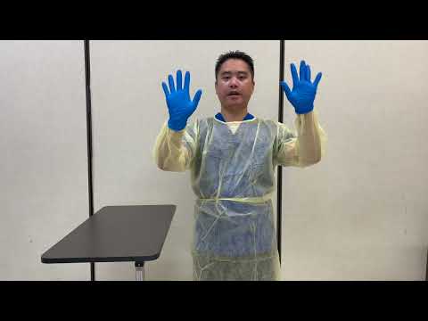 CNA Skill 8: Donning and removing PPE (gown and gloves)