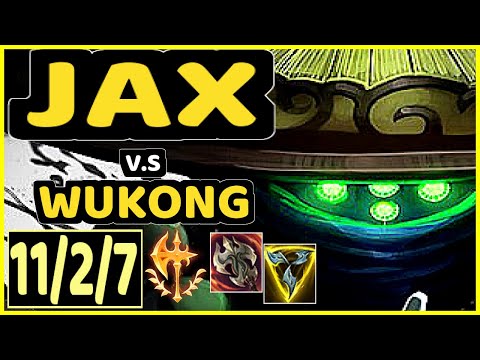 TF BLADE (JAX) vs WUKONG - 11/2/7 KDA TOP CHALLENGER GAMEPLAY - NA