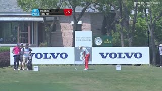 Benjamin Hebert Aces The Eighth Hole In China