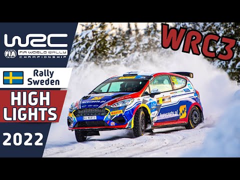 WRC Rally Highlights : Rally Sweden 2022 : WRC3 Day 2
