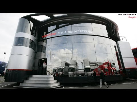 Zeitraffer Aufbau McLaren Formel 1 Hospitality/ timelapse setup McLaren Formula 1 hospitality