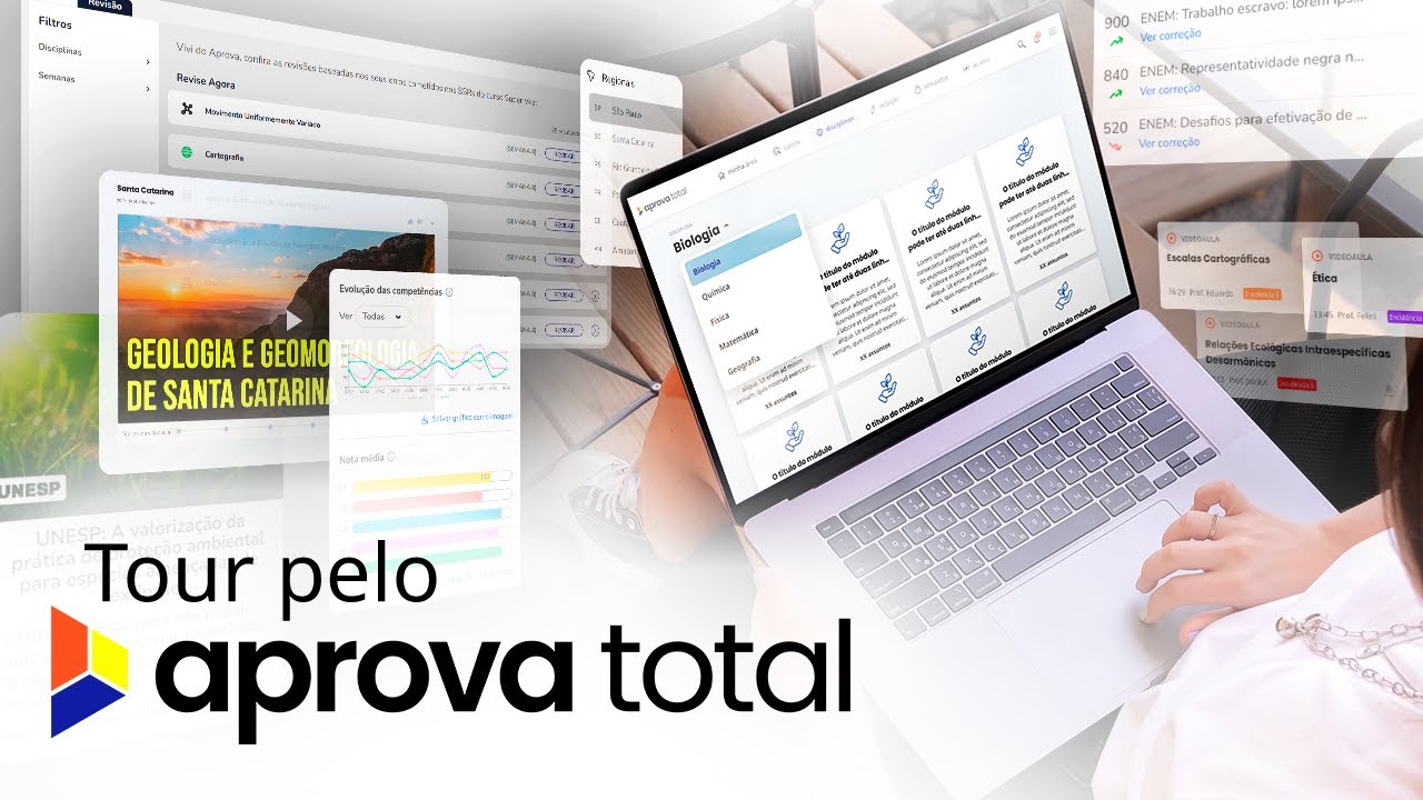 TOUR PELA PLATAFORMA DO APROVA TOTAL