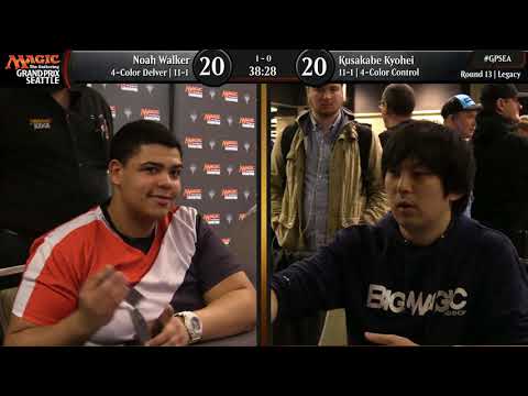 Magic the Gathering GP Seattle 2018 Round 13 LEGACY