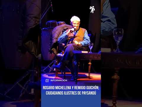 MIGUEL ÁNGEL REMIGIO GUICHÓN fue declarado CIUDADANO ILUSTRE por la INTENDENCIA DE PAYSANDÚ