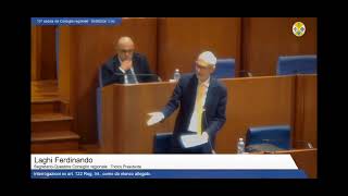 Interrogazione ex art. 122 Reg. Int. - Il mio intervento a commento di una mia interrogazione su 11 lavoratori che non erano stati pagati dalla ditta delle pulizie in Ospedale a Cariati. Consiglio Regionale del 05-08-2026
