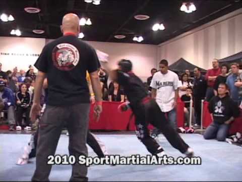 Chris Rappold v Willie Hicks - Men's team sparring - 2010 Compete Nationals