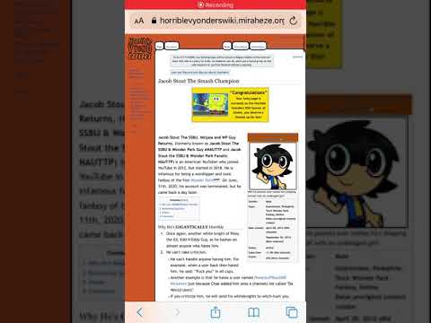 LOL (User You Hate) is on the Horrible Vyonders Wiki videos in a nutshell