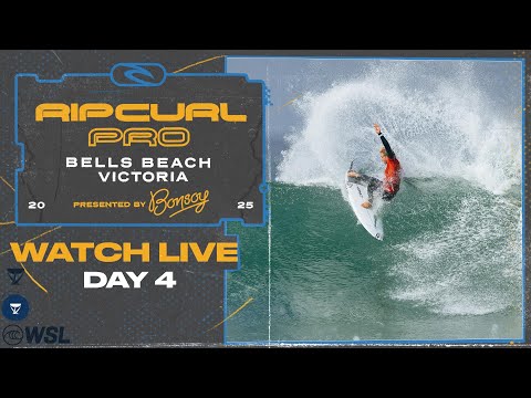 🔴 LIVE - Rip Curl Pro Bells Beach presented by Bonsoy 2025 - Day 4