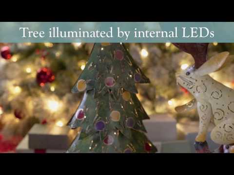 Forest Animal Christmas Tree SKU# LT7564 - Wind & Weather