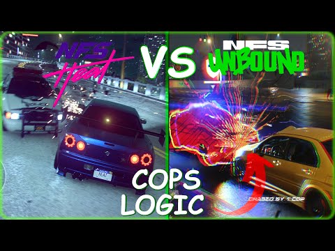 NFS Heat vs NFS Unbound (Cops Logic)