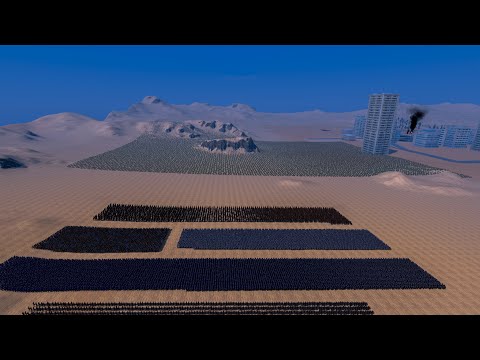 MEDIEVAL FACTION vs 20000 CRAWLERZZ - Ultimate Epic Battle Simulator UEBS