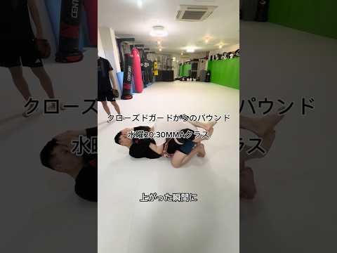 クローズドガードからのパウンド