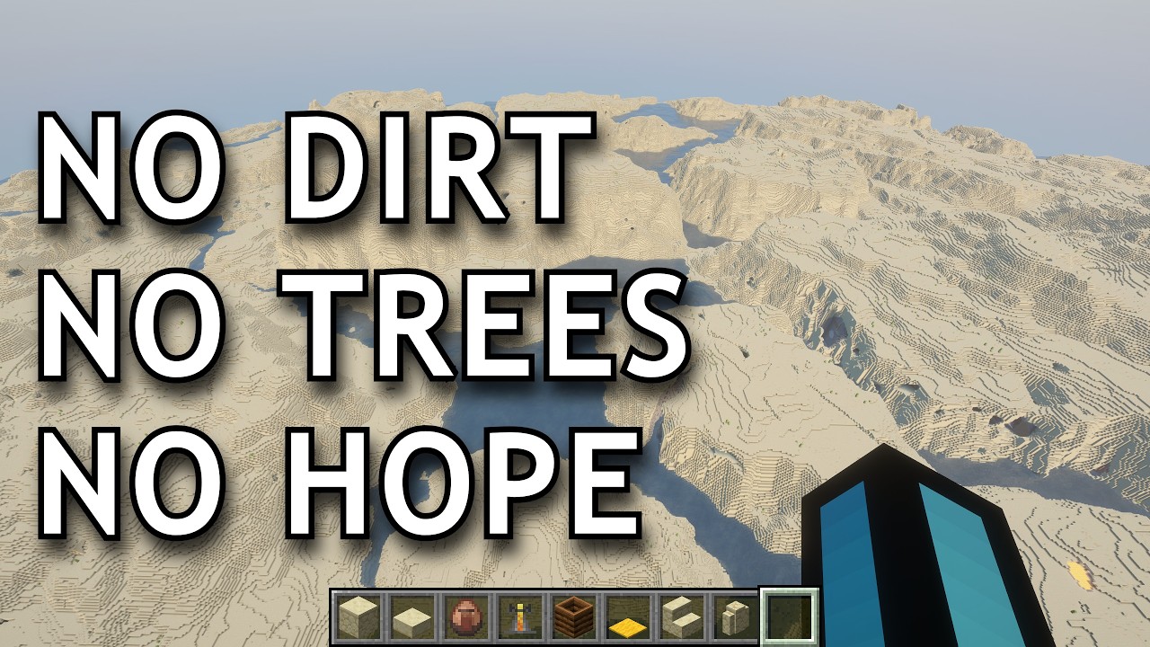 Can I Survive 100 Days In A DESERT ONLY World?