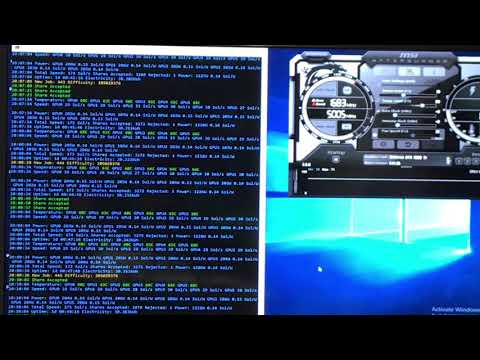 Mining Beam MW with GMiner for better hash rate on 6x 1080ti