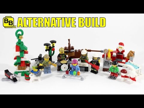 LEGO 2016 CITY ADVENT CALENDAR 60133 ALTERNATIVE BUILDS Video