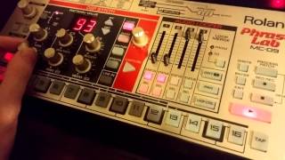 Video thumbnail for ROLAND MC-09 PHRASE LAB LIVE by Benny Heflinger