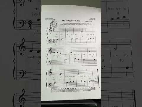 Music at the Piano #44c “My Daughter Elissa” by Mayron Cole (Duet)