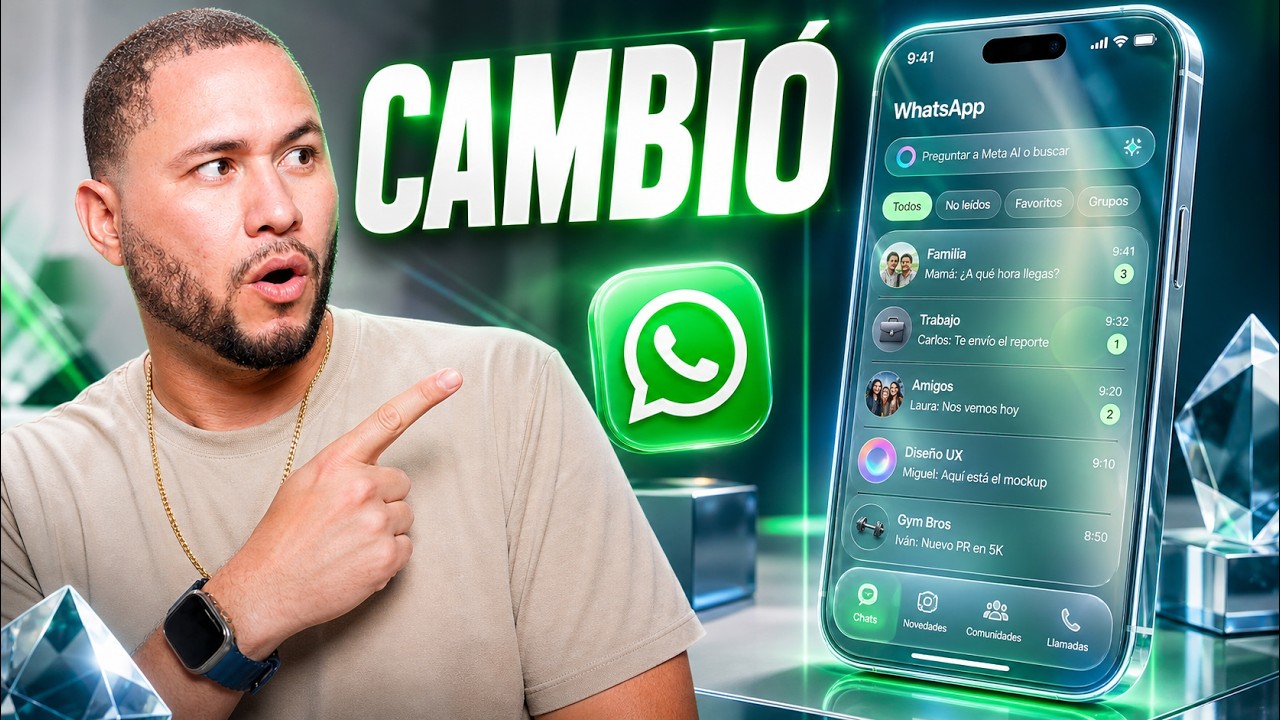La Nueva UI de Whatsapp Me ENCANTA!