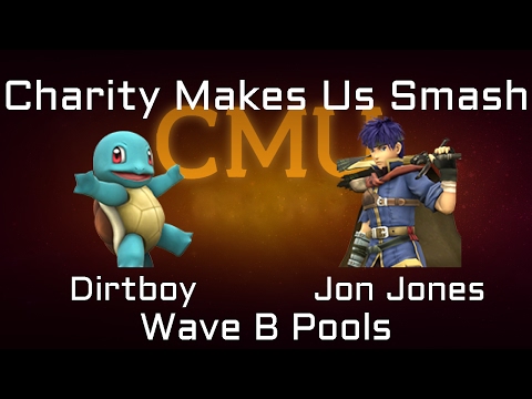 Charity Makes Us Smash Project M Wave B Pools -  Dirtboy (Squirtle) vs. Jon Jones (Ike)