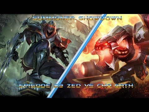 Summoner Showdown 1v1 #23 Zed vs Cho'Gath
