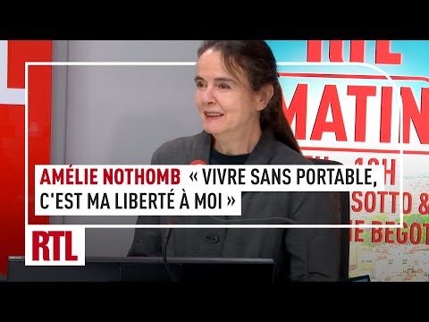 Amélie Nothomb: "Living without a cell phone is my freedom"