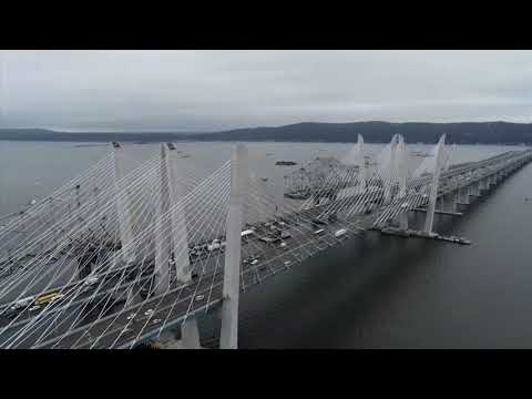 NY Gov. Andrew Cuomo officially opened the second span of the new Hudson River Bridge that bears his father's name, and criticized President Trump as being "obsessed" with building walls instead of bridges. (Sept. 7)