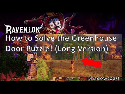 How to Solve Greenhouse Door Puzzle in Ravenlok! Unlocking the Greenhouse door!