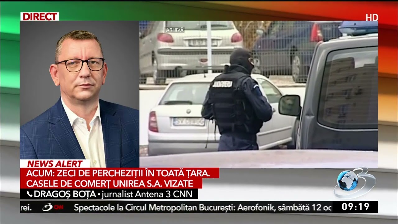 Zeci de perchezitii în toată țara. Sunt vizate Casele de Comerț Unirea SA