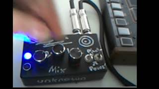 Video thumbnail for Circuit Bent GLITCH guitar synth pedal destroys Akai Rhythm Wolf by Nicky Fuzzbox