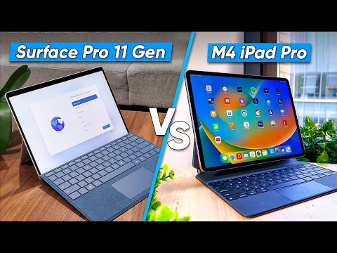 Microsoft Surface Pro 11 Vs  M4 iPad Pro | Which One Should You Go For?