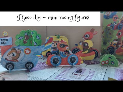 DJECO DIY mini totems to color