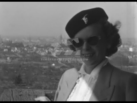 1955 WEST-GERMANY | FRANKFURT (MAIN) | TEN YEARS AFTER TOTAL DESTRUCTION | WIEDERAUFBAU