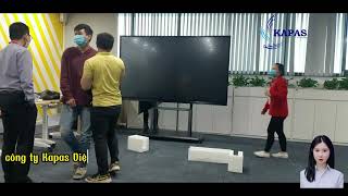 MÀN HÌNH TƯƠNG TÁC 100 INCH CHO NGÂN HÀNG MSB