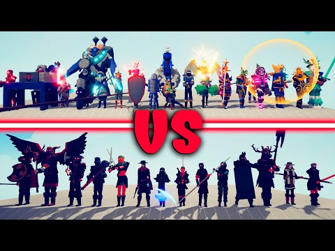 DARK WARRIOR TEAM vs INSANE FACTION - Totally Accurate Battle Simulator | TABS