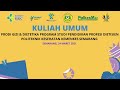 Kuliah Umum Parental Eternal Nutrisi Prodi Gizi Dan Dietetika Program Stud Profesi Dietisien