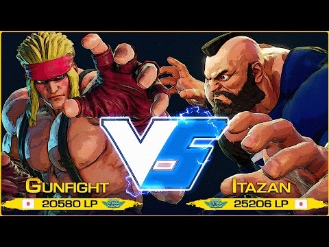 Gunfight (Alex) vs Itazan (Zangief) - Ranked x2 - 11.8.16
